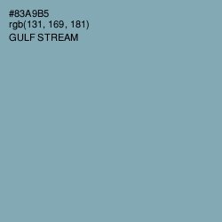 #83A9B5 - Gulf Stream Color Image